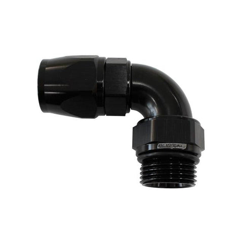 Aeroflow Male -6ORB To -6AN Teflon Full Flow Billet Black