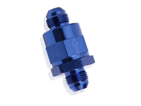 Aeroflow AF612-08 Check Valve Inline -8AN Blue / One Way