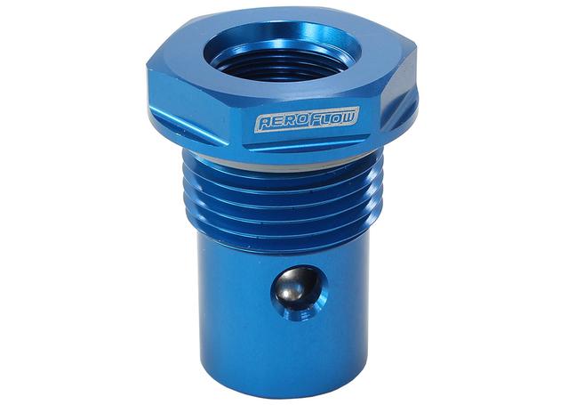 Aeroflow -12ORB To -8ORB Roll Over Valve Blue Suits Af