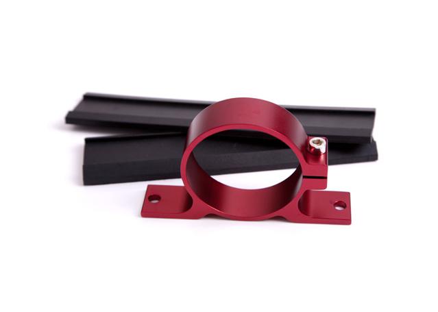 Aeroflow AF64-2000R Billet Fuel Pump Bracket Bosch (Red)