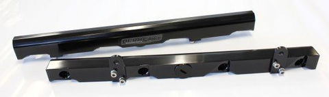 Aeroflow AF64-2006BLK Fuel Rails Black Fits LS2 LS3