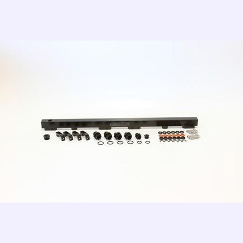 Aeroflow AF64-2012BLK Fuel Rail Kit Fits RB30 Black