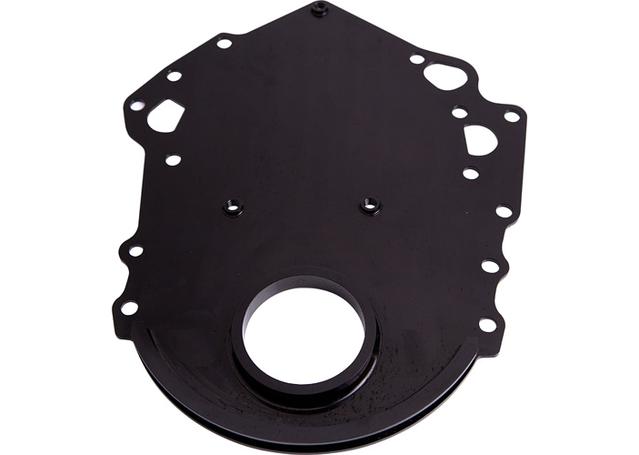 Aeroflow AF64-2019BLK Billet Timing Cover Fits 302 351C