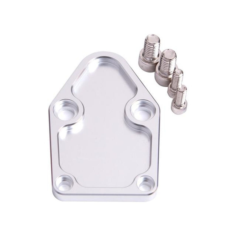 Aeroflow AF64-2028S Billet Fuel Pump Block Off Plate