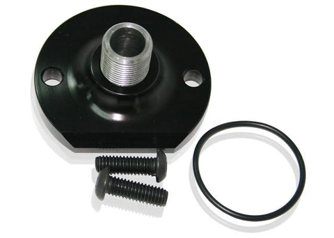 Aeroflow AF64-2055BLK Spin On Filter Mount Billet Non