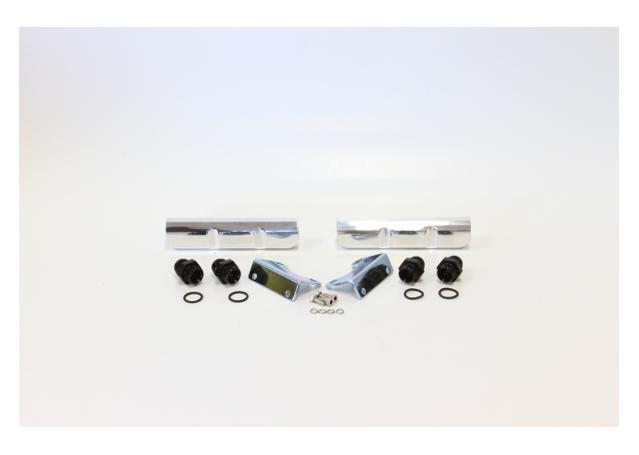 Aeroflow AF64-2058P Fuel Rail Kit Suits EJ20 Polished Top