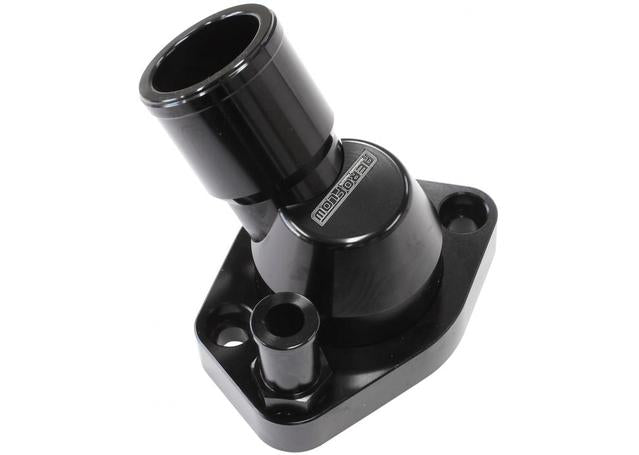 Aeroflow AF64-2233BLK Billet Thermostat Housing Black