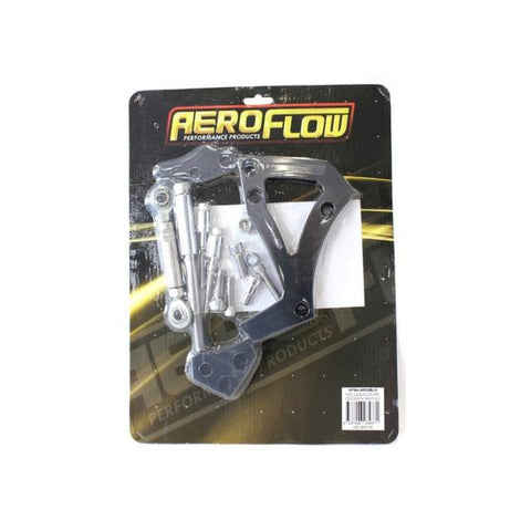 Aeroflow AF64-4000BLK Black Alt Bracket Suits Ford