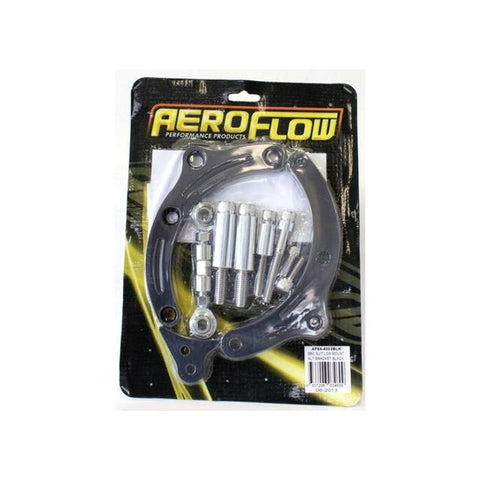 Aeroflow AF64-4003BLK Low Mount Alt Brack P/Side Short