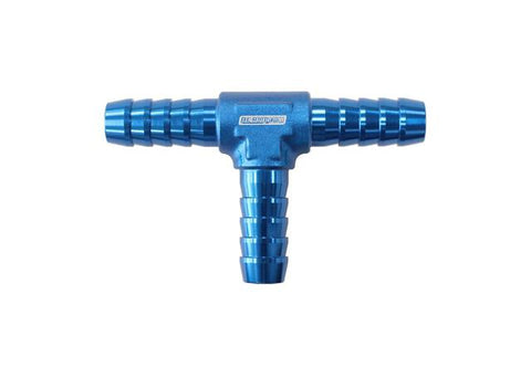 Aeroflow AF64-4202 Aluminium T Piece 5mm / 3/16" Blue Tee