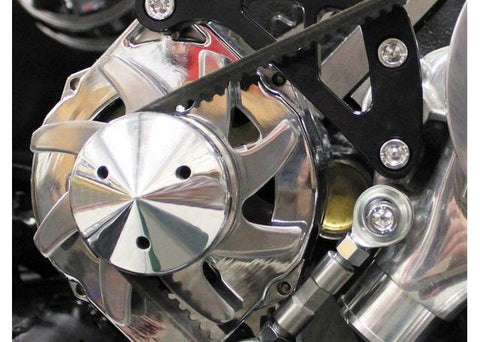 Aeroflow AF64-4300 Billet Alt FAN & Pulley Suits Ford,