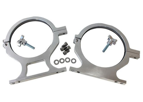 Aeroflow AF64-5000P NOS Bottle Billet Brackets Polished