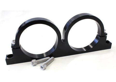 Aeroflow AF66-2246BLK Billet Dual Bracket fits 2.5"