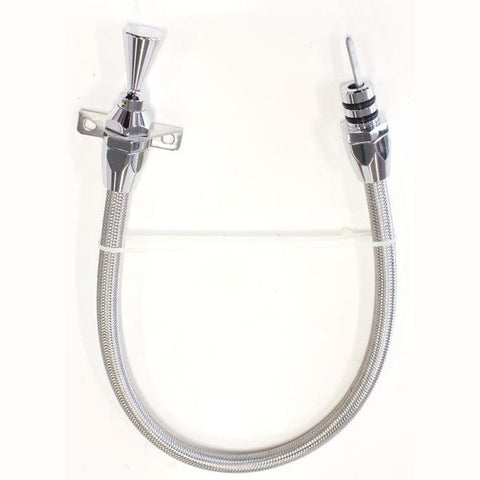 Aeroflow AF72-2501 Trans Dip Stick Firewall Mount Chrome