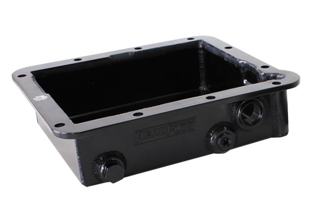 Aeroflow AF72-3000BLK 3" Deep Fabricated Transmission PAN