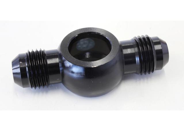 Aeroflow AF720-06-06BLK Banjo 14mm To Double -6AN Use