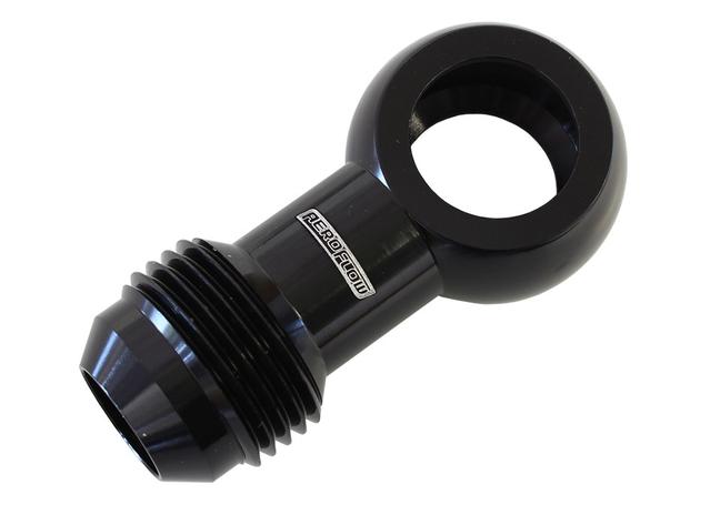 Aeroflow AF725-10BLK Banjo 16mm /5/8" To -10AN Black