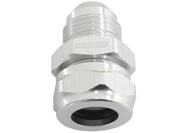 Aeroflow 1/2" Barb To -8AN Adapter Silver