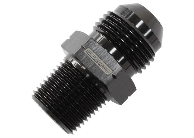 Aeroflow AF755-06BLK 1/8" Bsp Tapered To -6AN British Std