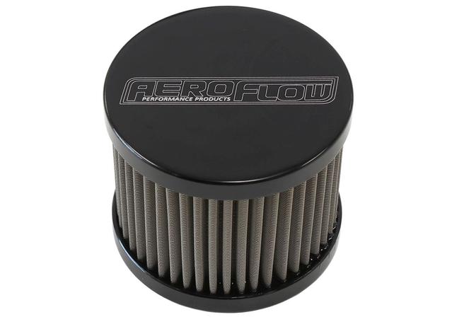 Aeroflow AF77-1002BLK Universal Breather Tank -8AN S/S