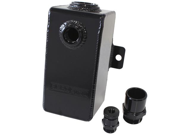 Aeroflow AF77-2015BLK 1.1L Breather -10ORB 1-3/8" Barb or