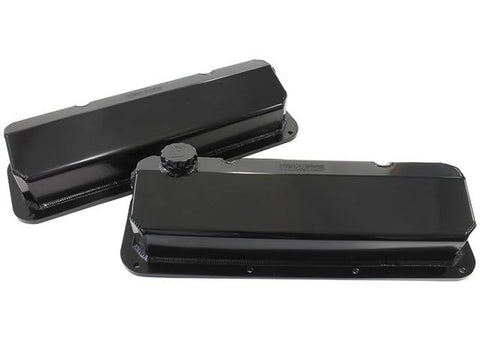 Aeroflow AF77-5001BLK-12 Fabricated Valve Covers Black