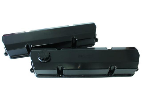 Aeroflow AF77-5004BLK Fabricated Valve Covers Black Suits