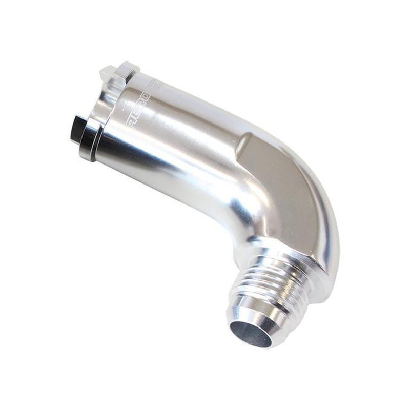 Aeroflow AF803-01S 90Deg Push On Fuel Fitting 5/16 Return