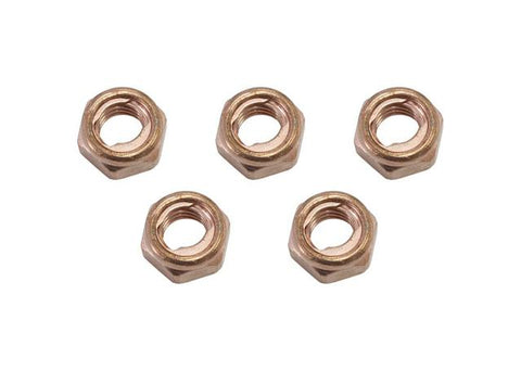 Aeroflow Turbo Copper Nut Kit M8x1.25 5Pk
