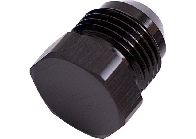 Aeroflow AF806-08BLK Flare Plug Male -8AN Black