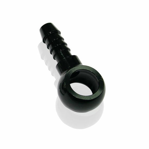 Aeroflow AF807-05BLK 12mm Banjo To 8mm Barb Black