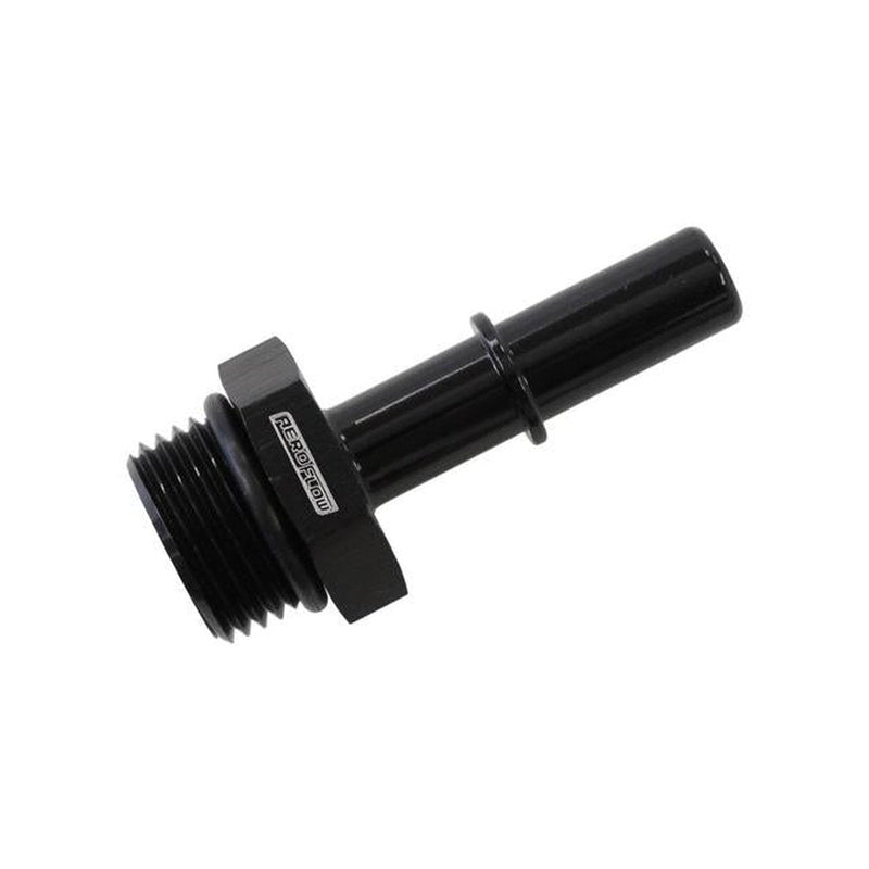 Aeroflow Push On 5/16" EFI Fitting To -10 ORB Male Black