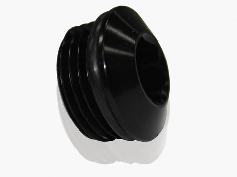 Aeroflow AF813-06BLK ORB Slimline Port Plug -6AN Black