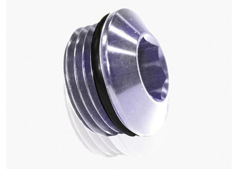 Aeroflow AF813-06S ORB Slimline Port Plug -6AN Silver