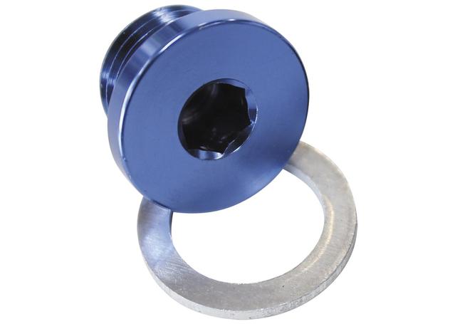 Aeroflow AF814-M16 Metric Port Plug M16 X 1.5 Blue Low