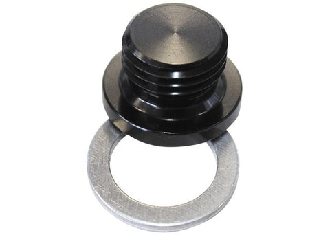 Aeroflow AF814-M12BLK Metric Port Plug M12 X 1.5 Black