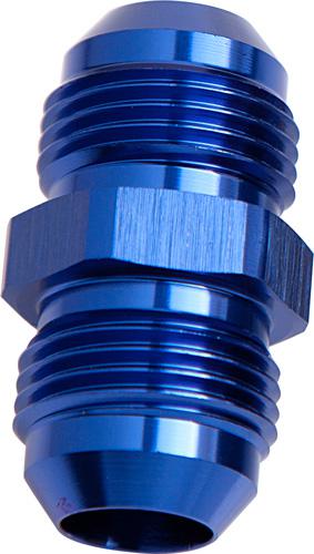 Aeroflow AF815-06 Male Flare Union Blue -6AN To -6AN