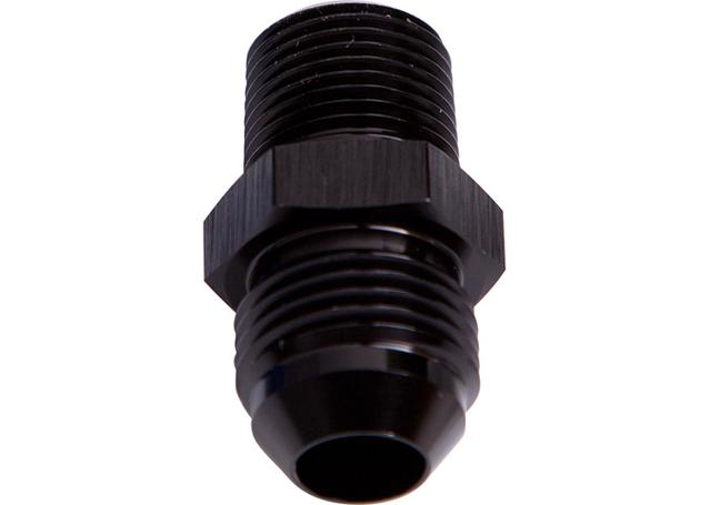 Aeroflow AF816-03-04BLK Male Flare -3AN To 1/4" Npt Black