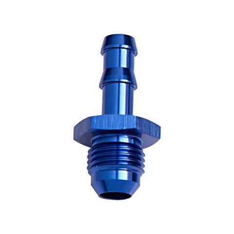 Aeroflow AF817-06-08 3/8" Barb To -8AN Adapter Blue Male