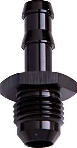 Aeroflow AF817-06-08BLK 3/8" Barb To -8AN Adapter Black