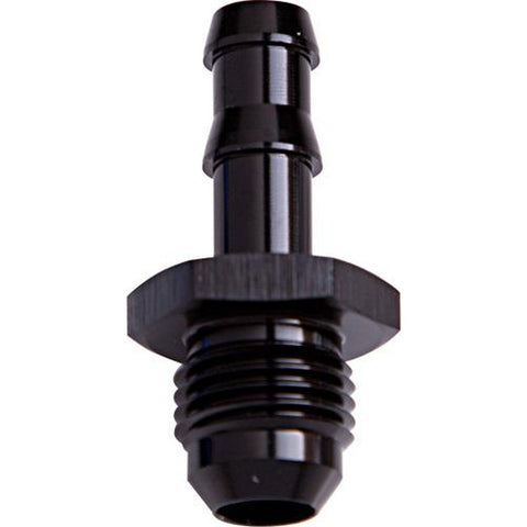 Aeroflow AF817-06BLK 3/8" Barb To -6AN Adapter Black Male