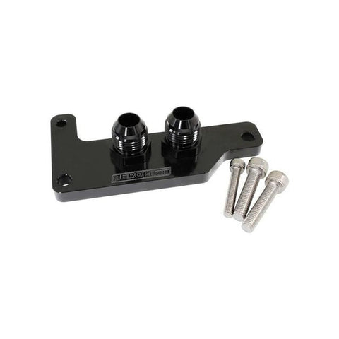 Aeroflow Oil Block Slimline Adapter Front/Rear Suits GM