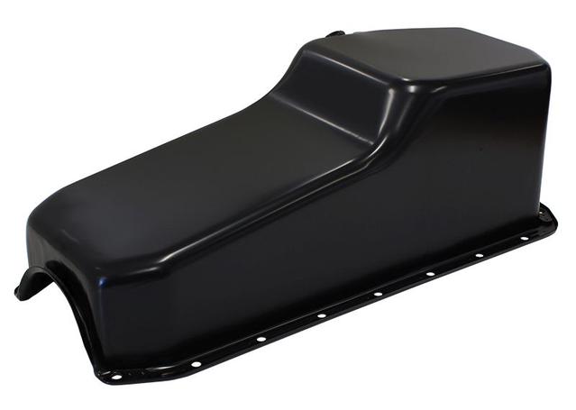 Aeroflow AF82-9005BLK Steel Stock Oil PAN Black LH/Side