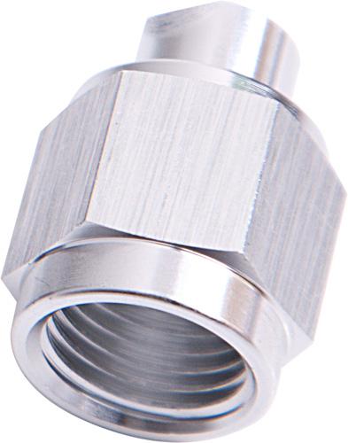 Aeroflow AF820-06S Flare Cap Female -6AN Silver -6AN