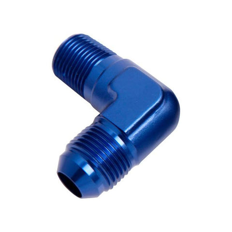Aeroflow AF822-06-06 Male 90Deg 3/8" Npt To -6AN Blue