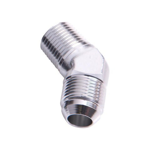 Aeroflow AF823-12S Male 45Deg 3/4" Npt To -12AN Silver