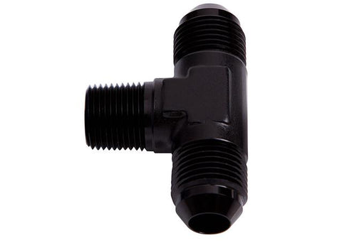 Aeroflow AF825-03BLK Tee -3AN With 1/8" NPT On Side Black
