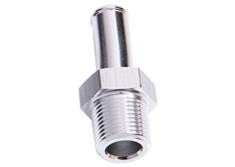 Aeroflow AF841-06-05S Male 3/8" Npt To 5/16" Barb Silver