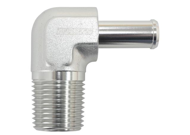 Aeroflow AF842-06-06ANS Silver 90Deg 3/8" Npt To -6AN