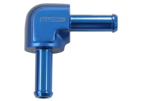 Aeroflow 90 Degree 3/8" Barb Both Ends Blue